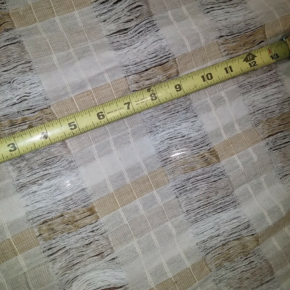 1- Pier 1 Imports Linen Blend Curtain Panel 42x80' - Picture 4 of 6